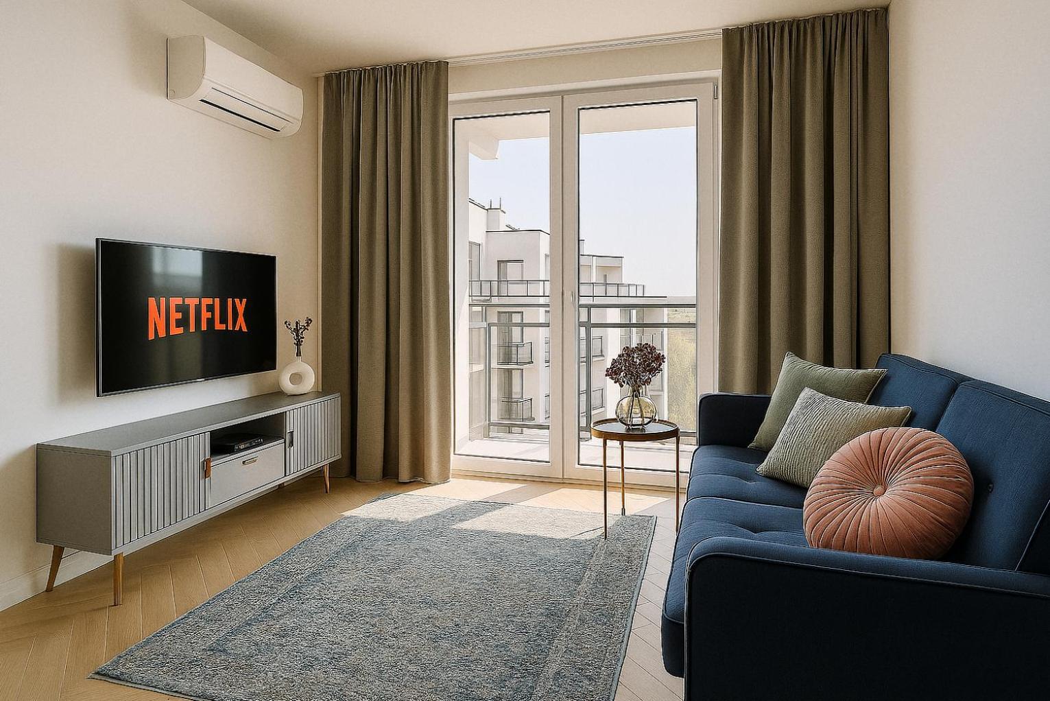 Blushline Wiktoryn Ac Balcony Apartament *
